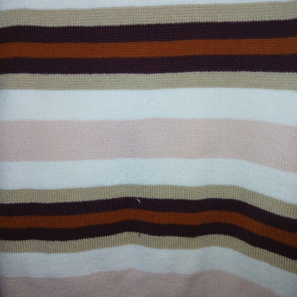 Free People Falling for you Striped Knit Mini DressSize XS GUC - Picture 6 of 6